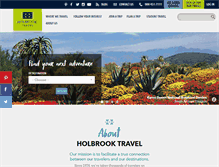 Tablet Screenshot of holbrooktravel.com